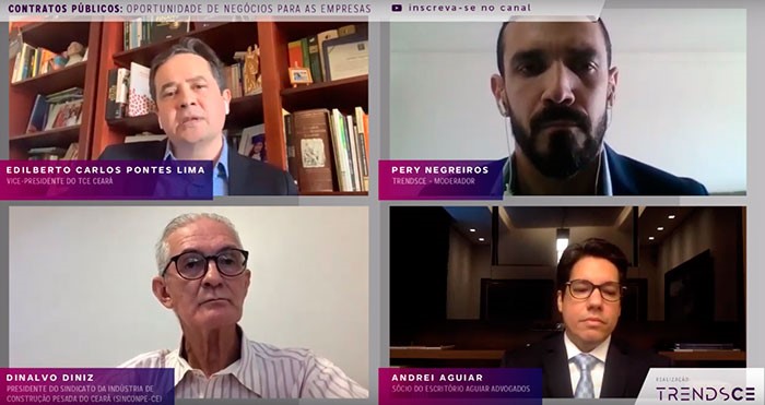 TrendsCE | Conselheiro Edilberto Pontes participa de debate sobre oportunidade de negócios em contratos públicos