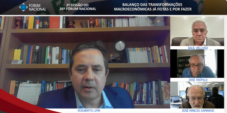 Transformações Macroeconômicas são debatidas em sessão do 36º Fórum Nacional do INAE com a presença do Presidente do IRB
