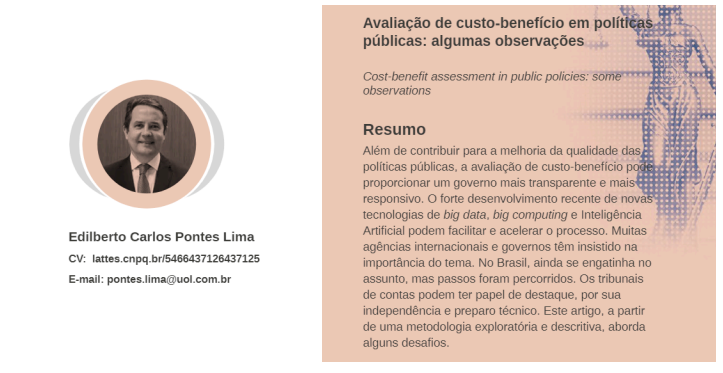 Avaliação de custo-benefício em políticas públicas: algumas observações
