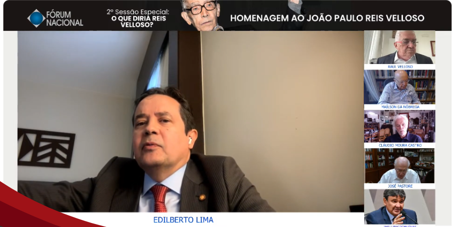 Fórum Nacional INAE homenageia o Economista Reis Velloso, com a participação do Presidente do IRB