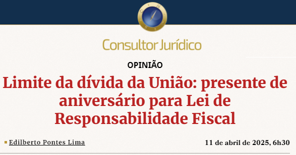Limite da dívida da União: presente de aniversário para Lei de Responsabilidade Fiscal